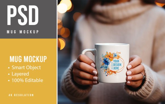 Download PSD Mug Mockup - Mug mockup Collection