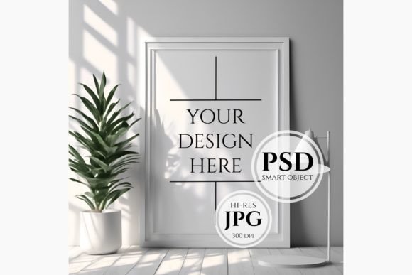Download Frame Mockup, Wall Art Mockup Frame - Premium Resources