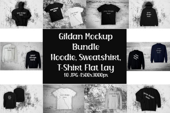 Download Apparel Mockup Bundle Gildan Mockups - Apparel mockup Collection