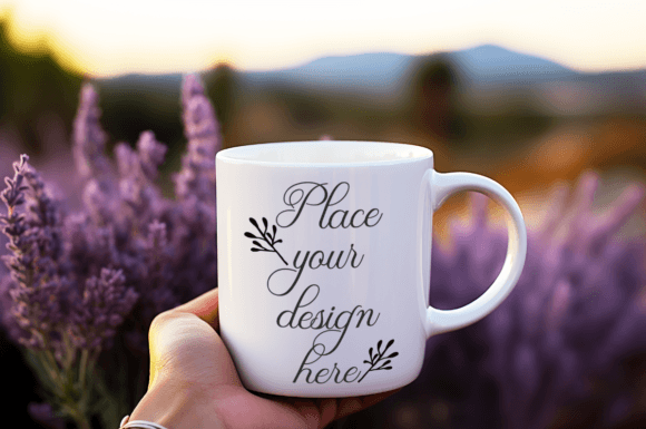 Download White Coffee 11oz Mug Mockup Floral Photo - Mug mockup Collection