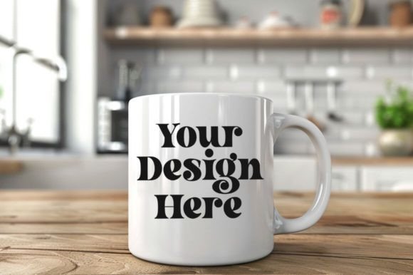 Download Coffee Mug Mockup Placed on a Bed Kitche - Mug mockup Collection